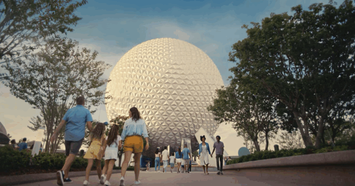 Epcot Spaceship Earth day