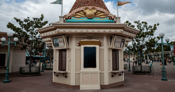 Disneyland Ticket Booths