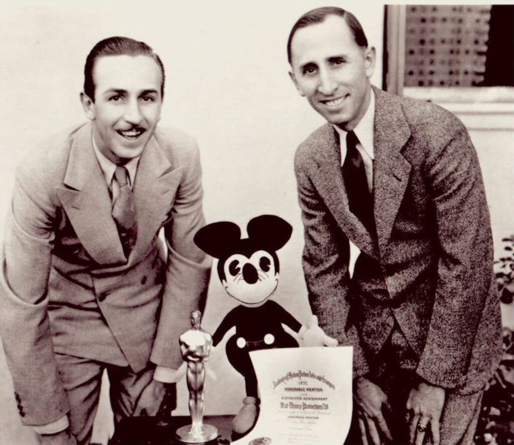 Walt and Roy Disney