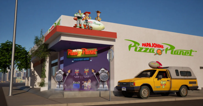 Papa Johns Pizza Planet