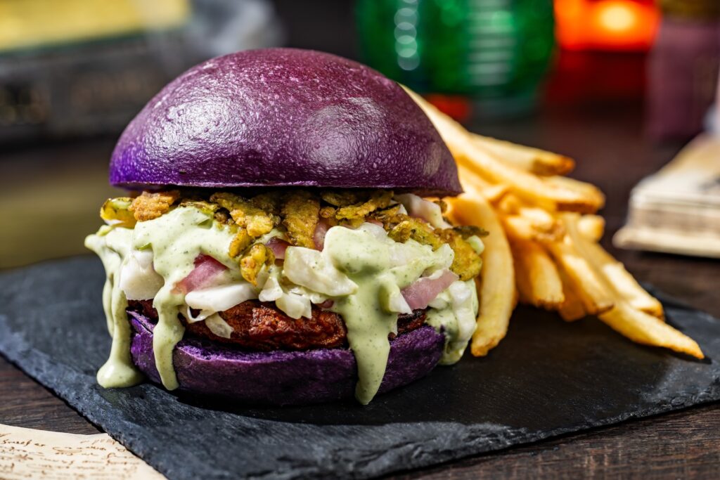 Frightful Black Bean Burger