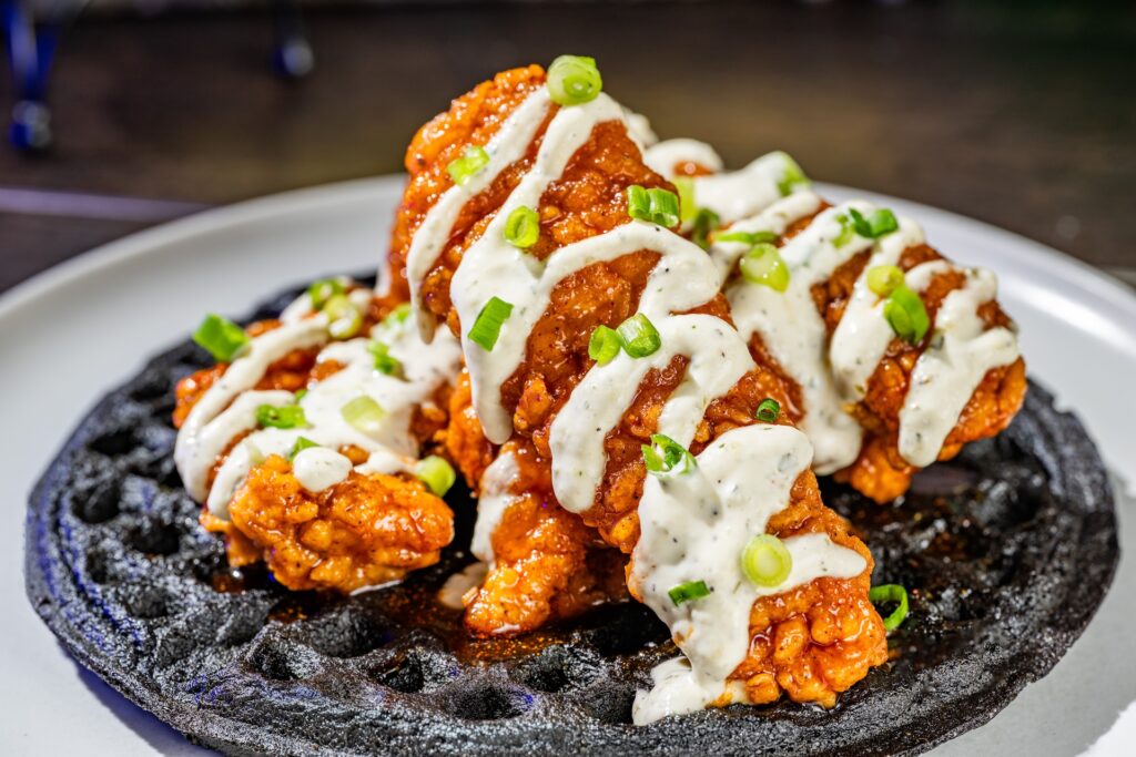 Graveyard Hot Chicken and Waffle