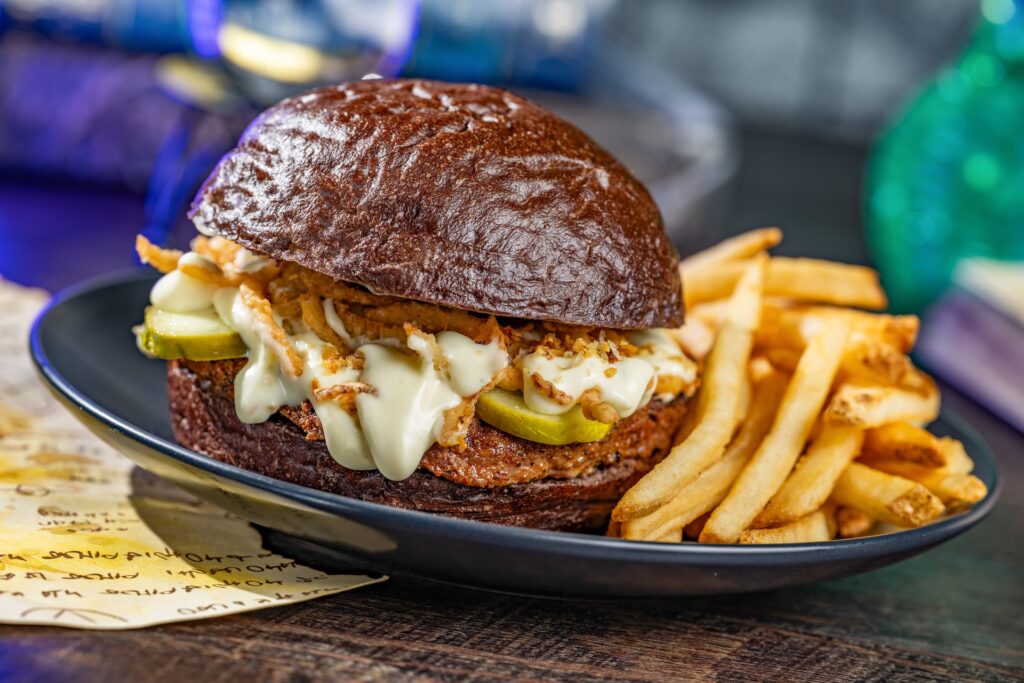 Fang-tastic Garlic Butter Burger