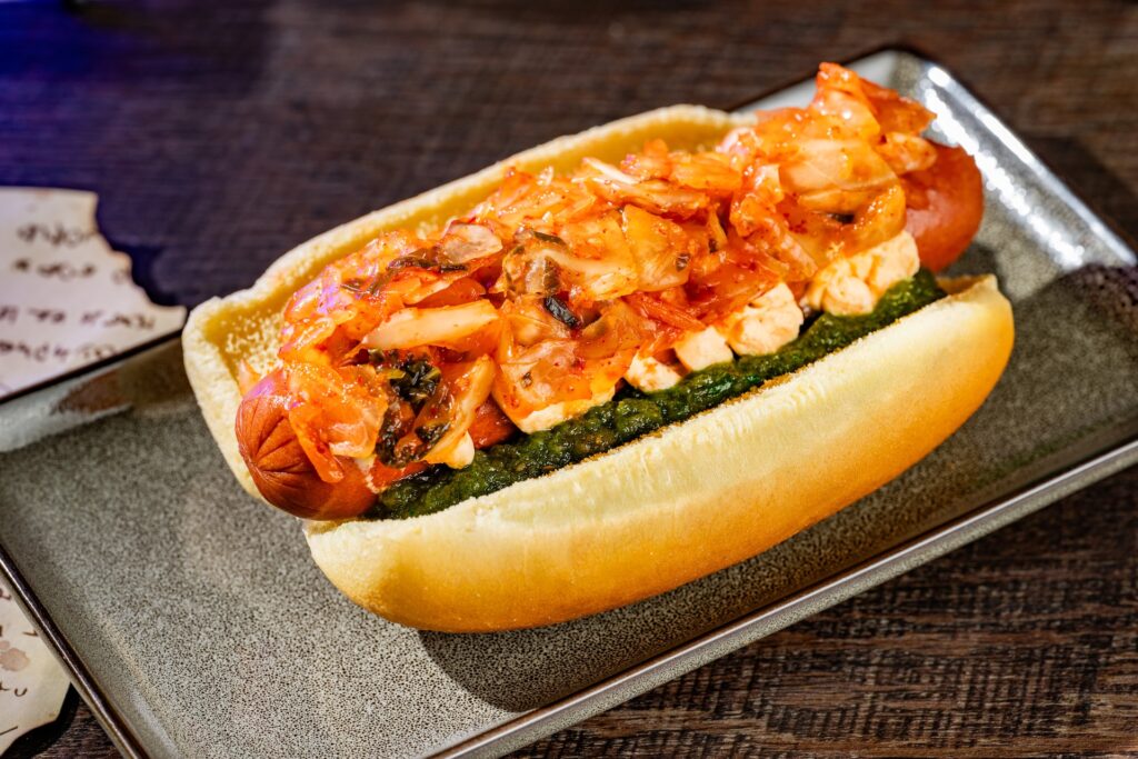 Creepy Kimchi Hot Dog
