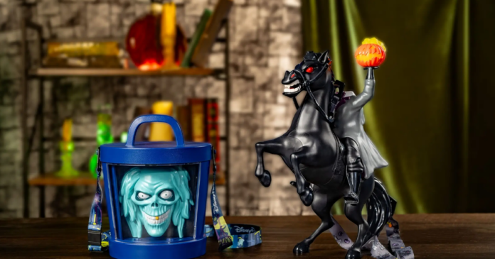 Hatbox Ghost and Headless Horseman Popcorn Buckets