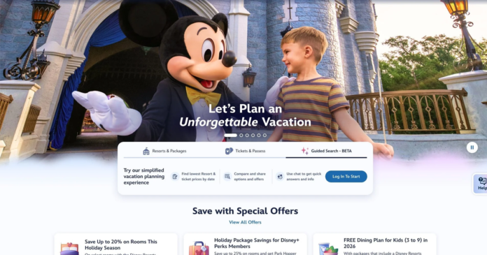 Disney World Ai Website